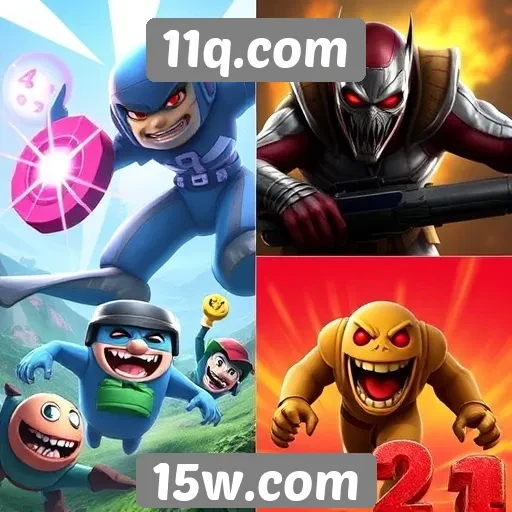Comparativo entre jogos populares no 11q.com
